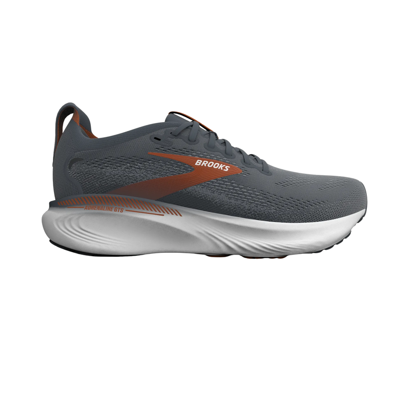 Brooks Men's Adrenaline GTS 25 Running Shoes - Turbulence/Bombay Brown/Grey