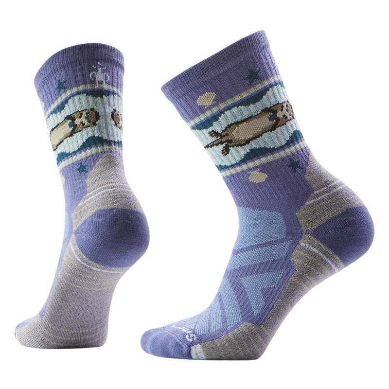 Smartwool Women's Hike Light Cushion Otter Float Crew Socks - Nightfall Blue