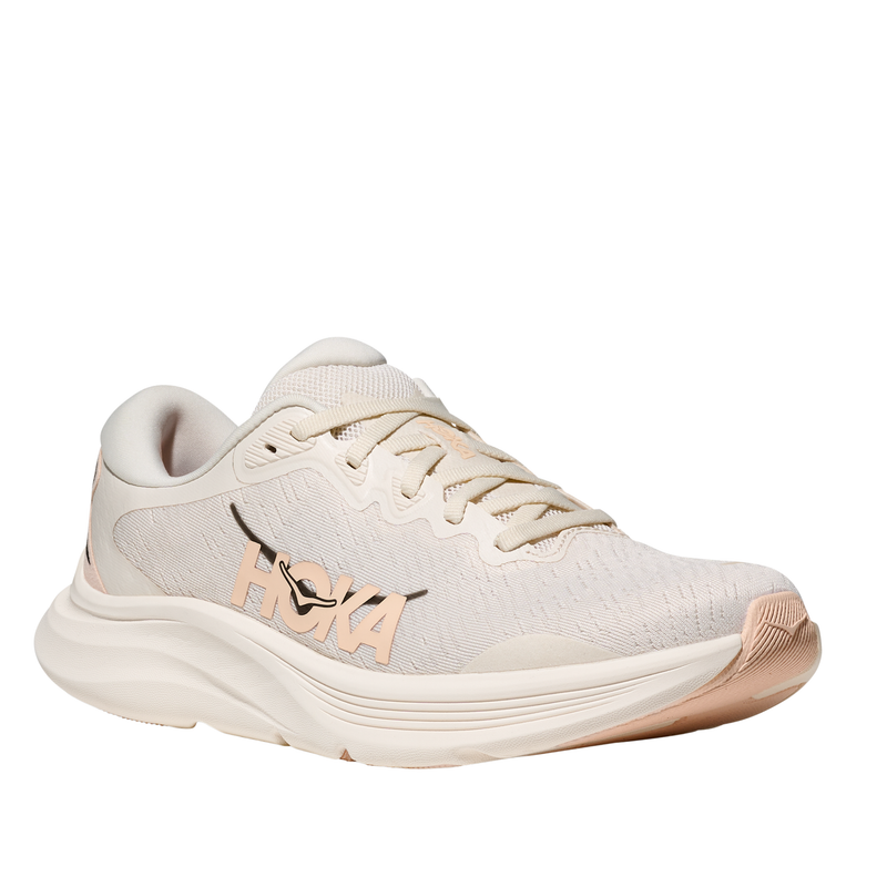HOKA Women's Solimar 2 Sneaker Alabaster/Tangerine Glow