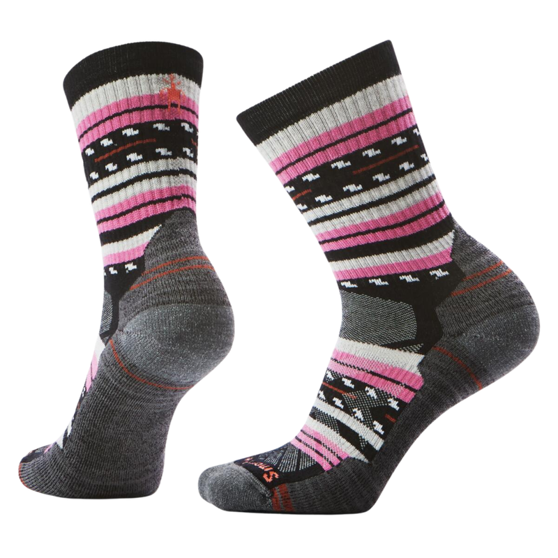 Smartwool Women's Hike Light Cushion Margarita Crew Socks - Black