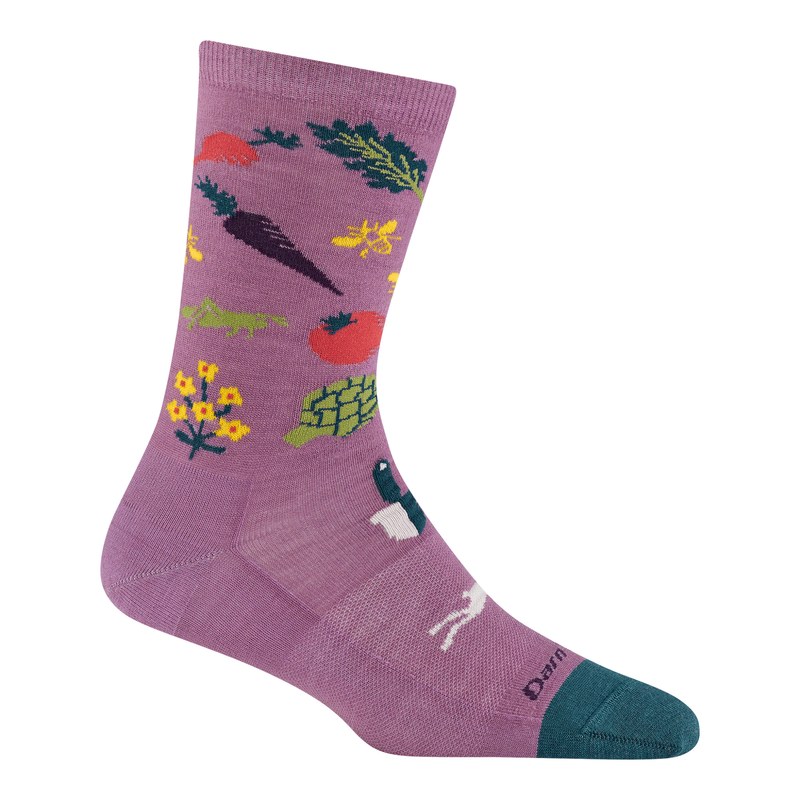 Darn Tough Women's Farmer's Market Crew Lightweight Sock - Violet