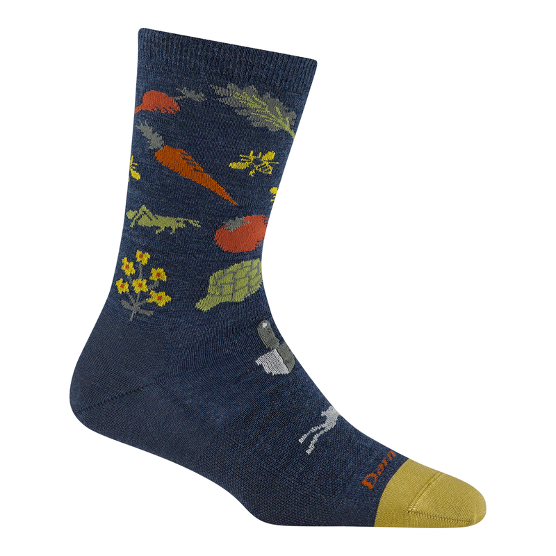 Darn Tough Women's Farmer's Market Crew Lightweight Sock - Indigo