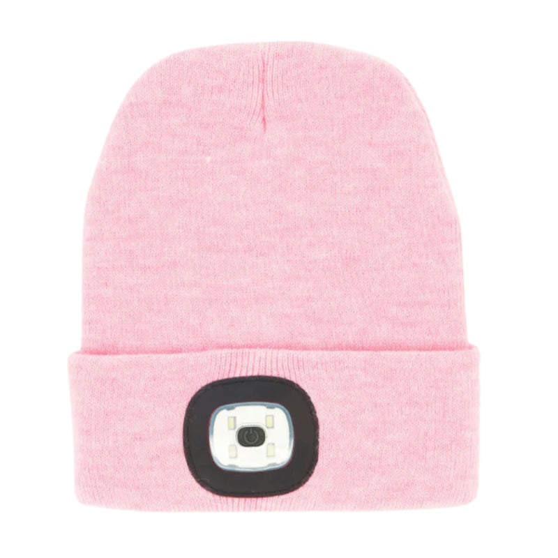 Night Scope Knit Beanie - Pink