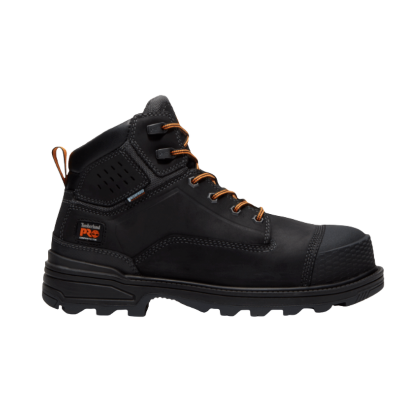 Timberland Pro Men's Distiller 6 Inch Composite Toe Work Boots - Black