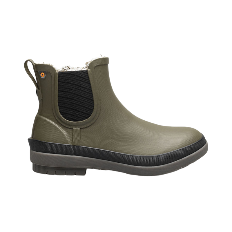 Bogs Women's Amanda II Chelsea Slip On Rain Boot - Olive