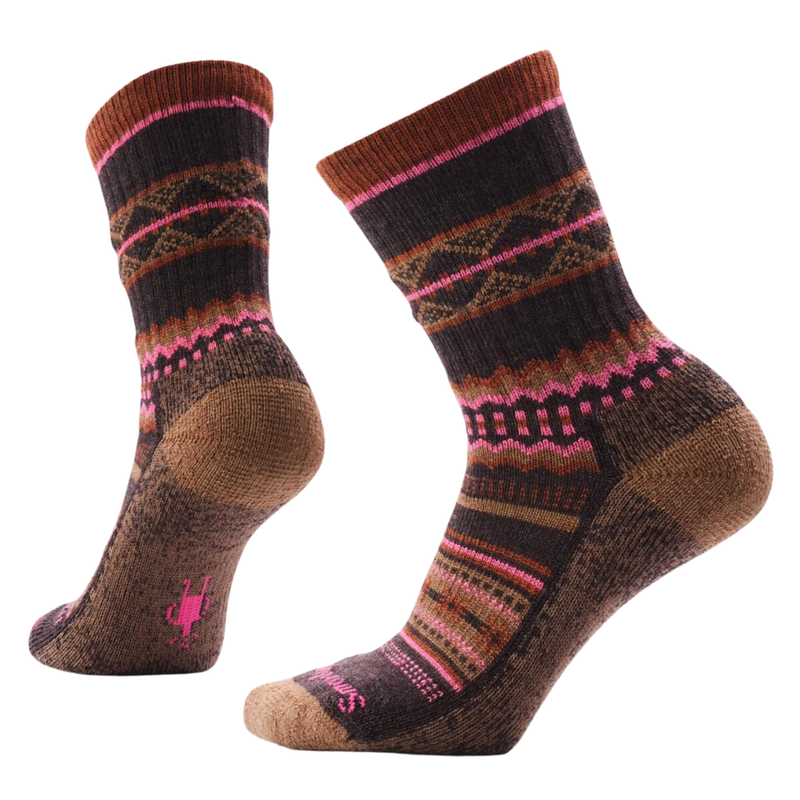 Smartwool Women's Everyday Cozy Snowed In Sweater Crew Socks - Chestnut