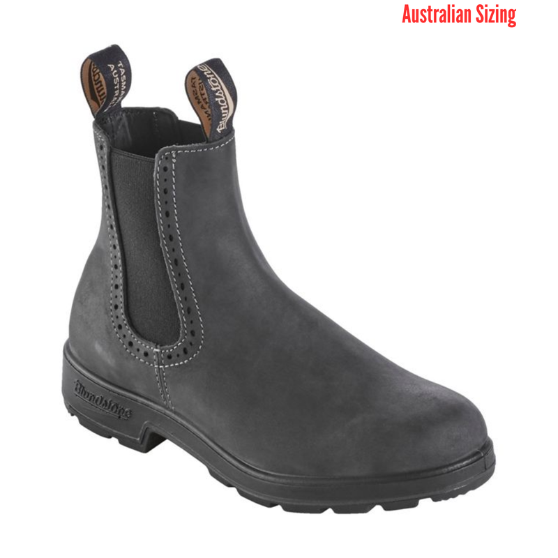 Blundstone Original Pull On High Top Boots - Rustic Black