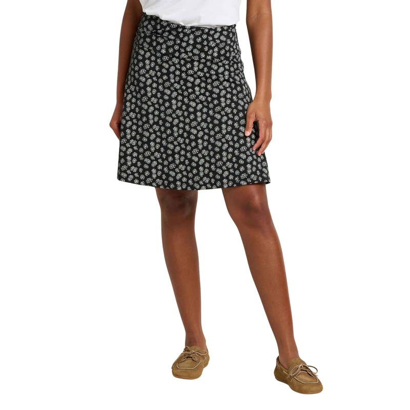 Toad & Co Women's Chaka Skirt - Black and Salt Print