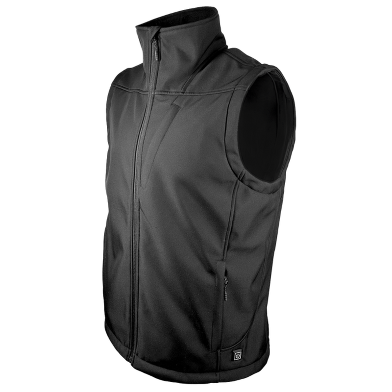 World Famous Men's Heated Vest With Power Bank - Black