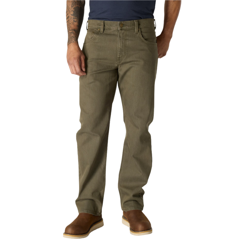 Carhartt Men's Rugged Flex Straight Fit Dyed Jean - Moss