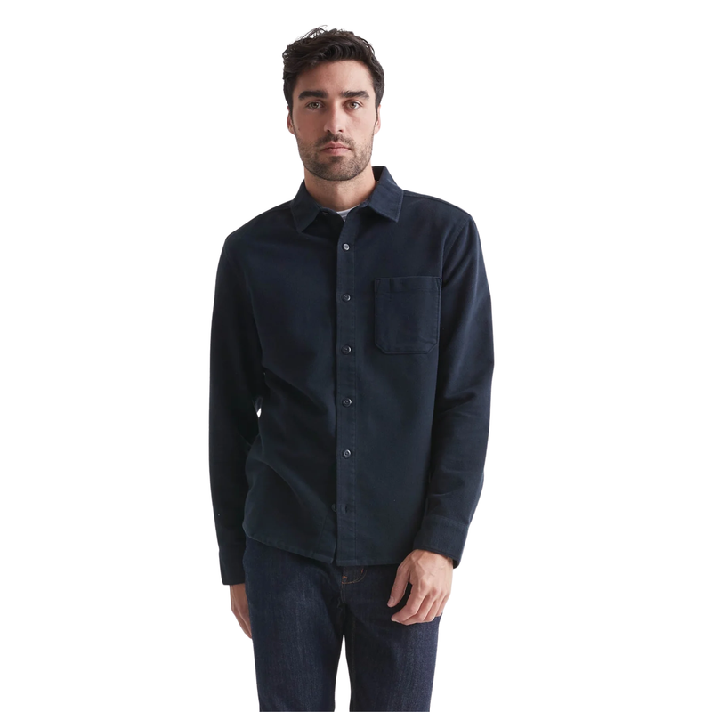 DUER No Sweat Moleskin Shirt - Navy