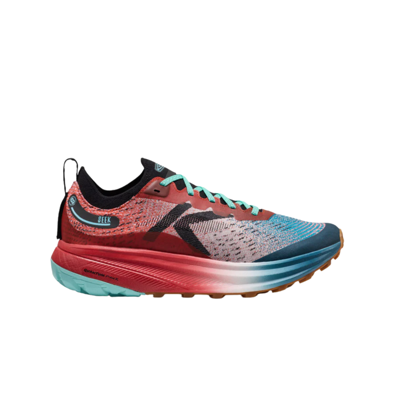 KEEN Men's Seek Trail Running Shoes - Grenadine/Ocean Depths