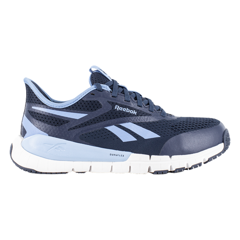 Reebok Work Women's Flex Trainer With Elevated Ease Work Shoes - Navy/Sky Blue
