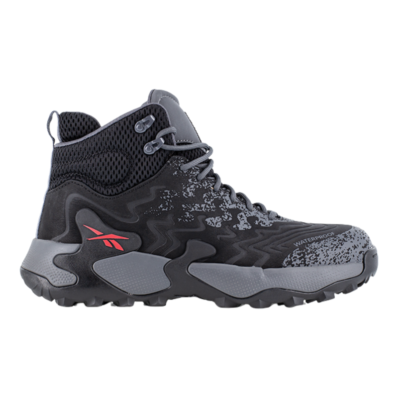 Reebok Work Men's Kitari DMX Work Hiker Boots - Black/Dark Gray