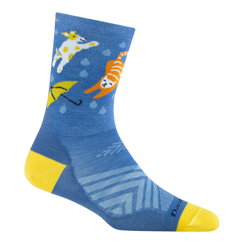 Darn Tough Vermont Women's Ruff Weather Micro Crew Ultra Lightweight Running Socks - Storm