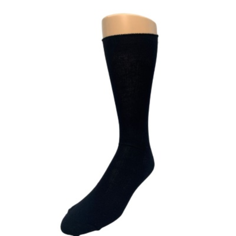 Frankford Leather Co Foundation Diabetic Dress Sock - Black