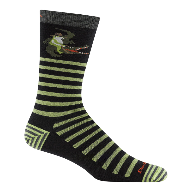 Darn Tough Vermont Men's Animal Haus Lightweight Lifestyle Sock - Gator Green