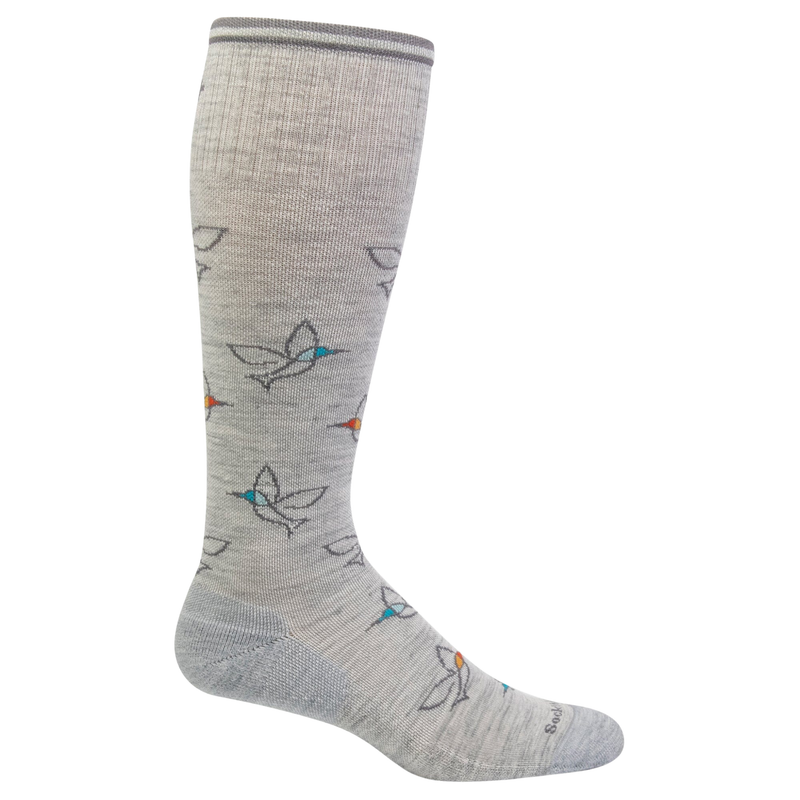 SockWell Women's Lifestyle Compression Free Fly Socks - Ash