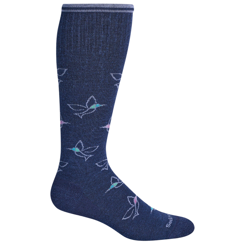 SockWell Women's Lifestyle Compression Free Fly Socks - Navy