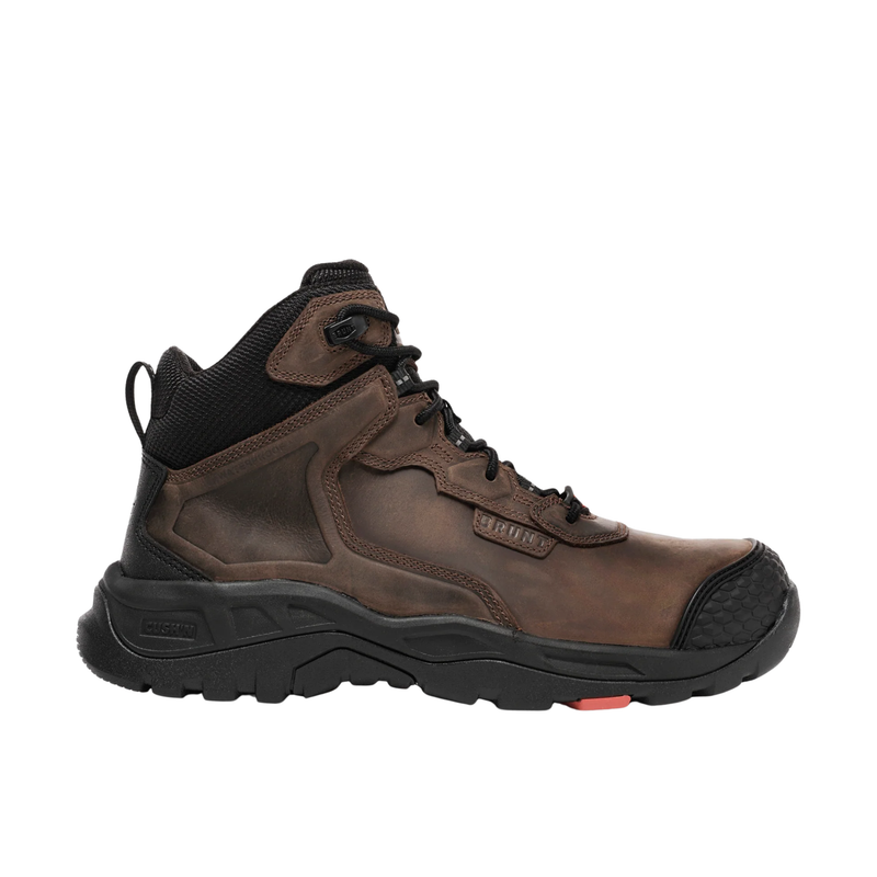 Brunt Men's Hawthorne Waterproof Soft Toe Work Boots - Dark Brown