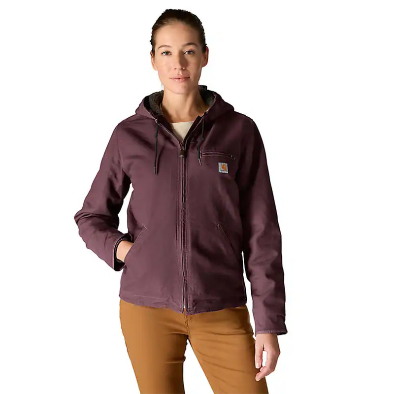 Carhartt Women's Sherpa Lined Jacket - Blackberry