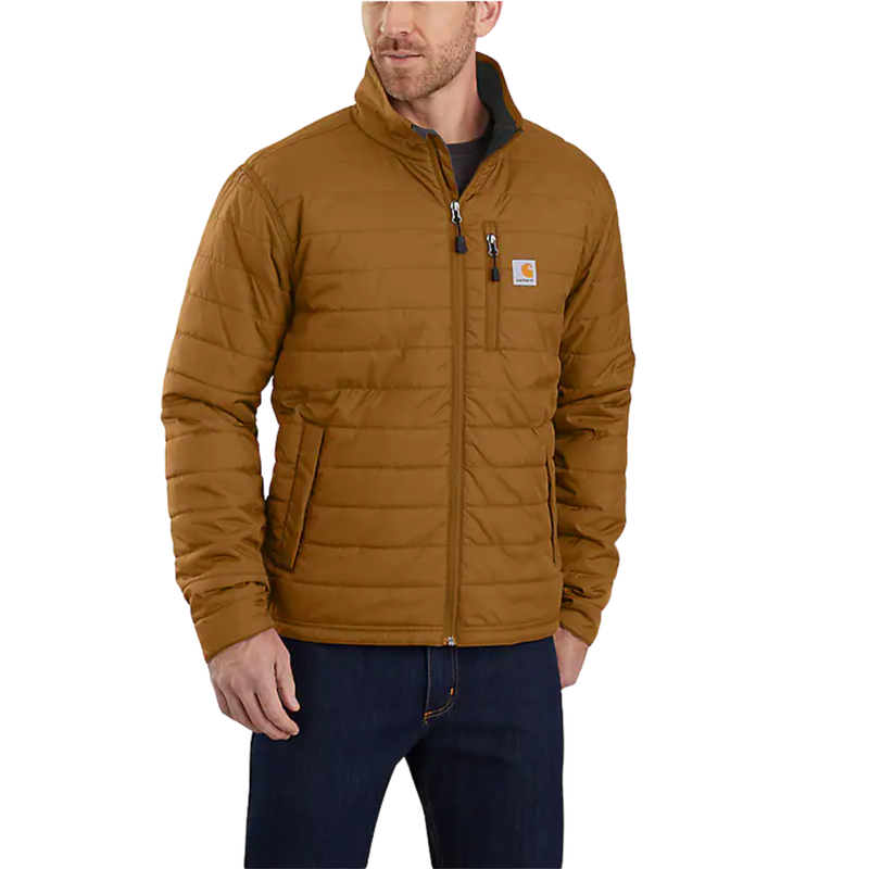 Carhartt Men's Rain Defender® Relaxed Fit Lightweight Insulated Jacket - Carhartt Brown