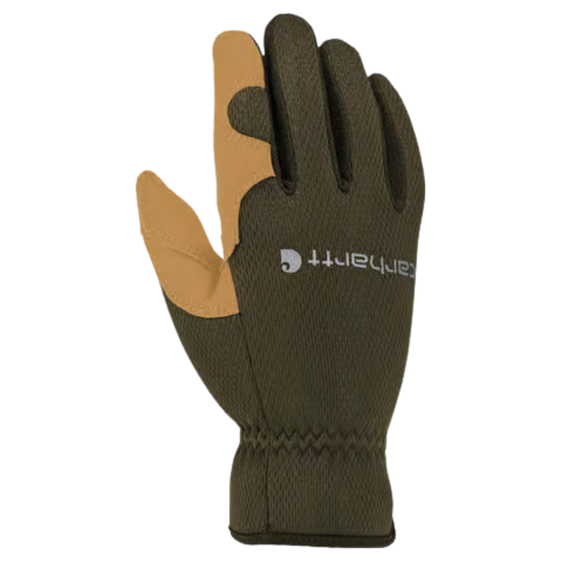 Carhartt Women's High Dexterity Open Cuff Gloves - Basil Barley