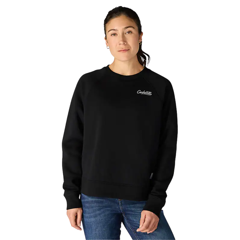 Carhartt Women's Sawyer Crewneck Sweatshirt - Black