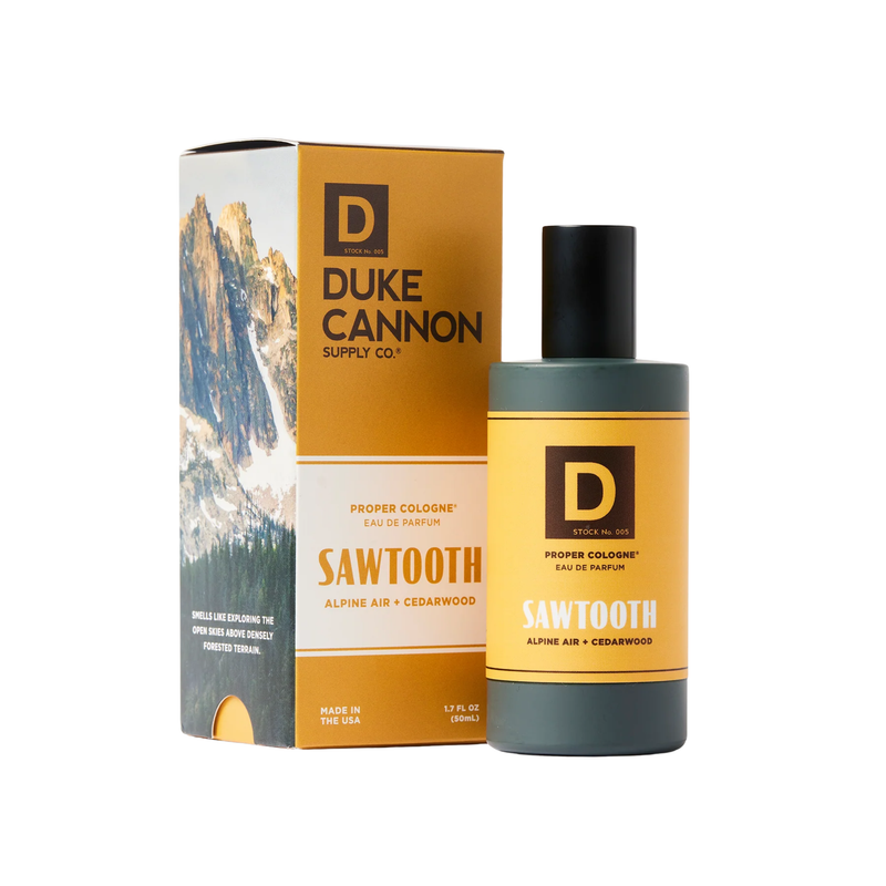 Duke Cannon Liquid Proper Cologne - Sawtooth Alpine Air Plus Cedarwood