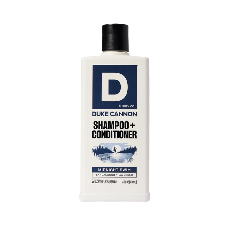 Duke Cannon Shampoo And Conditioner - Midnight Swim