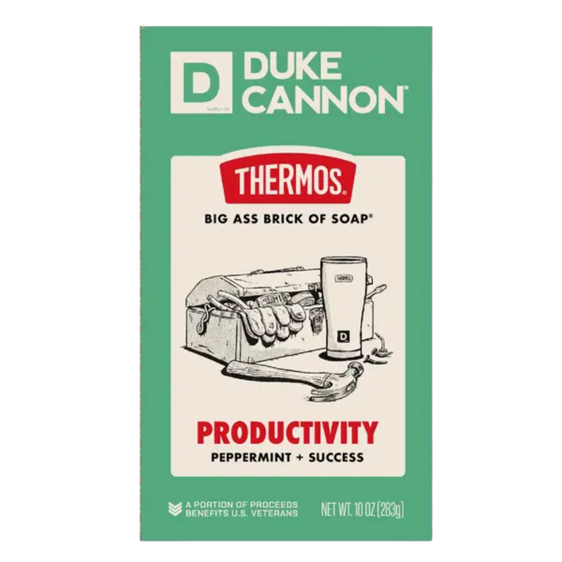 Duke Cannon Big Ass Brick Of Soap 10oz - Productivity Thermos