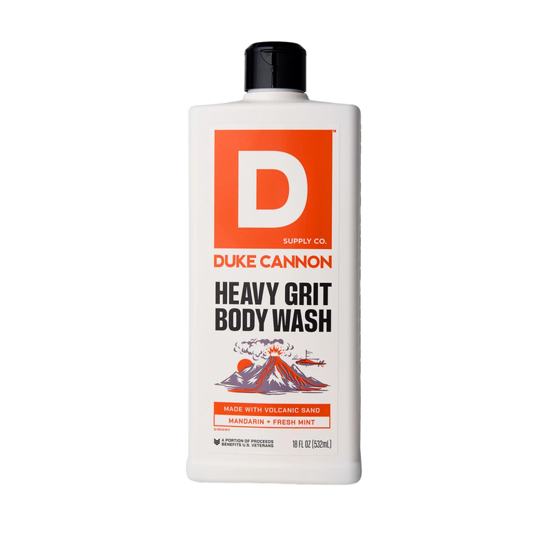 Duke Cannon Body Wash 18oz - Deep Cleaning Heavy Grit