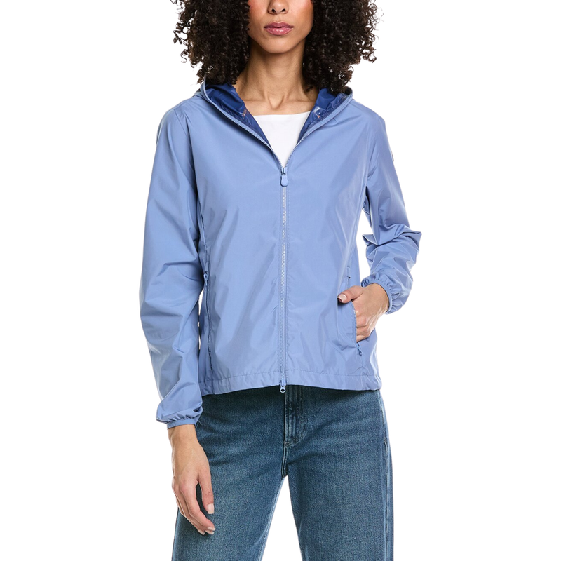 Save The Duck Women's Hooded Stella Jacket - Cornflower Blue