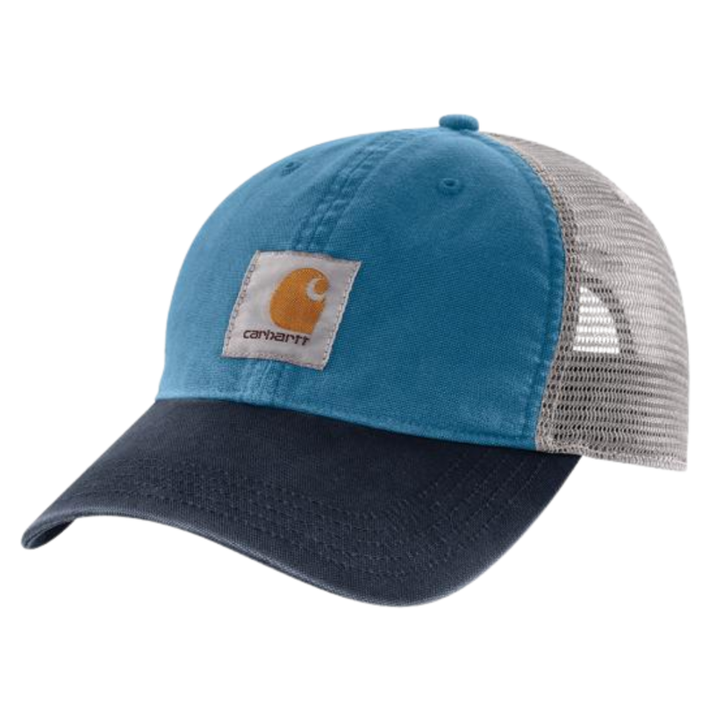 Carhartt Mesh-Back Cap - Dark Tranquil Blue/Navy