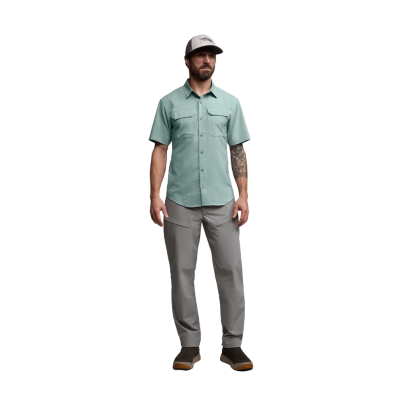 Sitka Men's Rossby SS Shirt - Saltwater Blue
