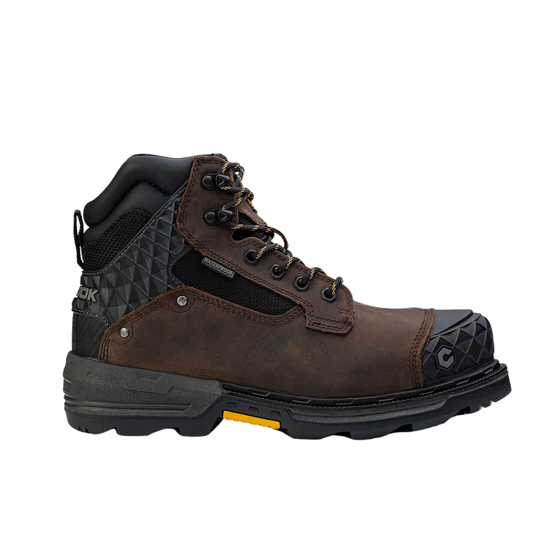 Chinook Men's Pallet Jack 6 Inch Waterproof Composite Toe Work Boots - Brown