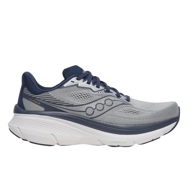 Saucony Men's Guide 19 Shoes - Fossil/Navy