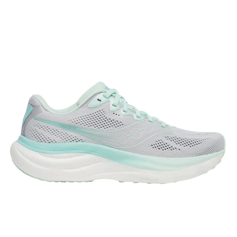 Saucony Women's Ride 19 Running Shoes - Cloud/Aqua