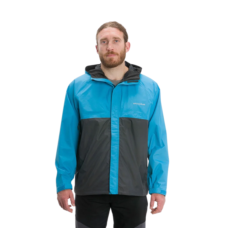 Grundens Men's Trident Rain Jacket - Coastal Blue