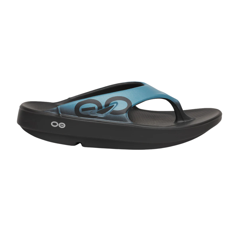 OOfos OOriginal Sport Sandal - Black/Ocean Blue