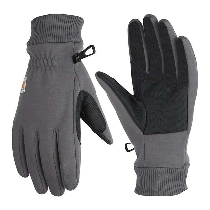 Carhartt Men's Wind Fighter Lined Fleece Gloves - Carbon Heather