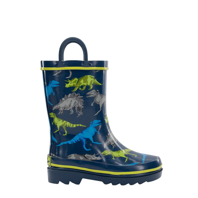 Western Chief Kids' Dino Friends Rain Boot - Navy