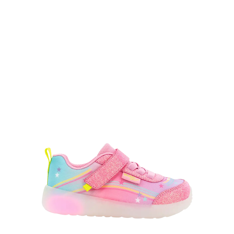 Western Chief Kids' Lighted Flash Feet Sneaker - Pink
