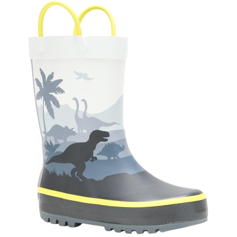 Kamik Kids' Dino Rain Boots - Grey