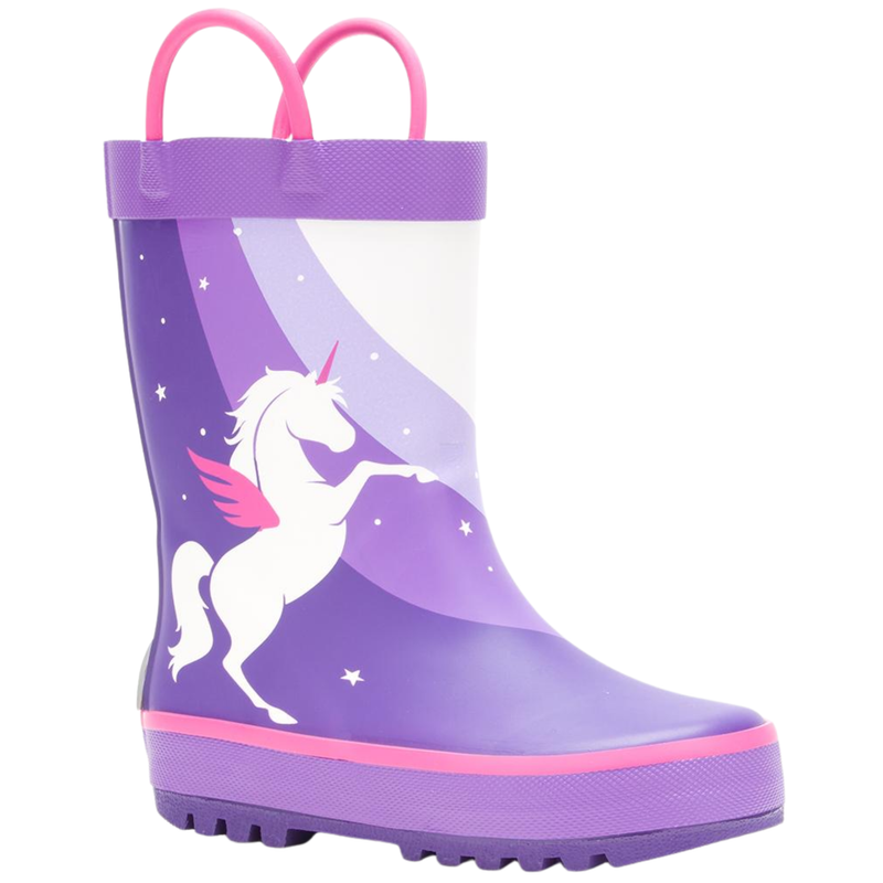 Kamik Little Kids' Unicorn Rain Boots - Purple