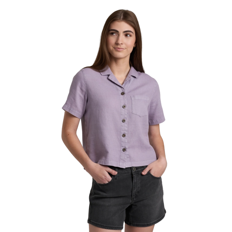 Kuhl Women's Luisa Short Sleeve Top - Violet Haze