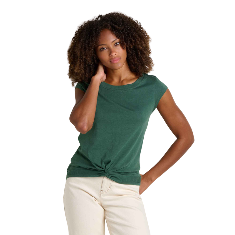 Toad & Co Women's Anza Short Sleeve Shirt - Cilantro