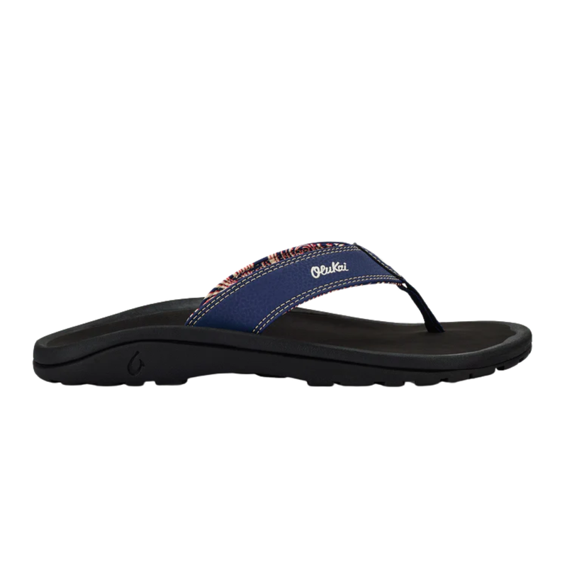 OluKai Men's Ohana Flip Flop - Navy/Onyx
