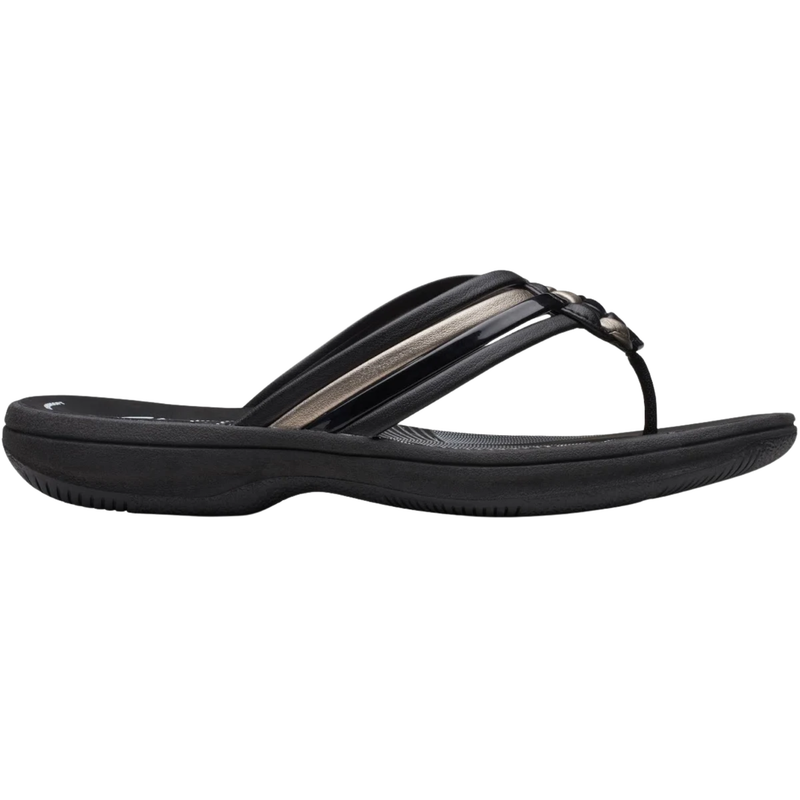 Clarks Women's Breezy Coral Sandal - Black Combo