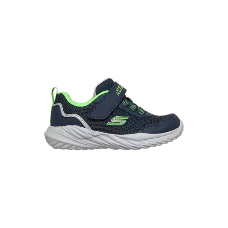 Skechers Little Kids' Surge Buddies Shoes - Gray/Blue/Green